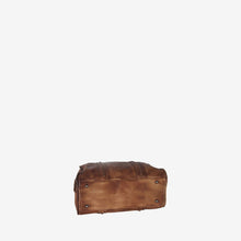 Genuine Leather Studded Tote Handbag
