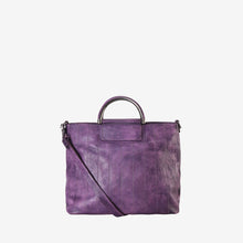 Genuine Leather Unique Design Handle Tote Bag