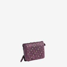 Studded Leather Mini Wallet